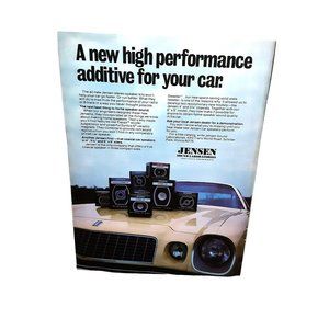 1976 Jensen Car Stereo System Camaro Original Ad Vintage epherma